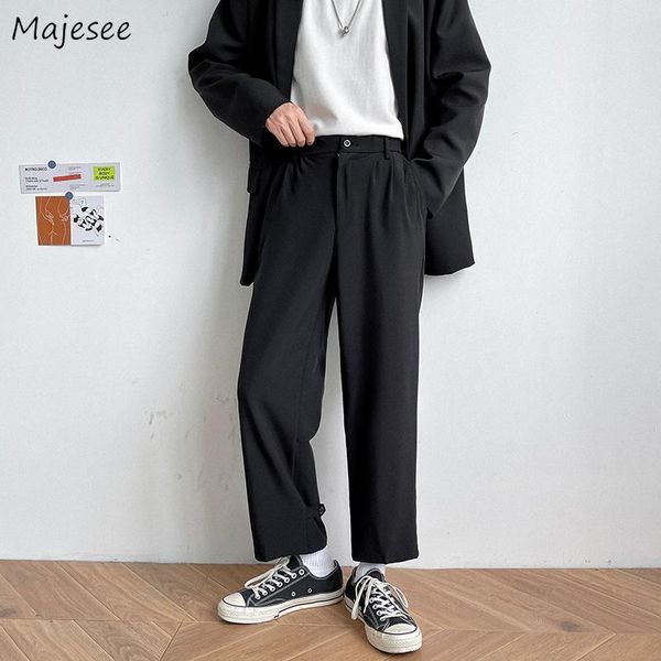 men's pants casual men solid simple basic loose students large size s-3xl zipper korean style fashion trousers all-match daily, Black
men's pants casual men solid simple basic loose students large size s-3xl zipper korean style fashion trousers all-match daily, Black