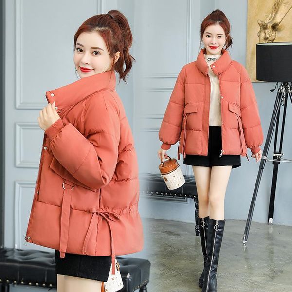 women's down & parkas harajuku 2021 winter coat women short style solid oversized jacket stand collar loose cotton padded casual female, Black
women's down & parkas harajuku 2021 winter coat women short style solid oversized jacket stand collar loose cotton padded casual female, Black