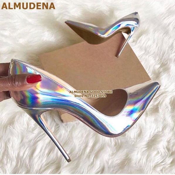 dress shoes almudena shinning silver patent leather pumps thin 12cm high heel shallow pointed toe wedding size45 dropship, Black
dress shoes almudena shinning silver patent leather pumps thin 12cm high heel shallow pointed toe wedding size45 dropship, Black