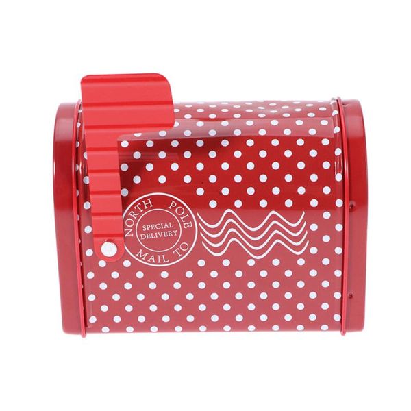 christmas theme gift box mailbox shape creative tinplate post box for candy toys decoration (dot pattern)
christmas theme gift box mailbox shape creative tinplate post box for candy toys decoration (dot pattern)