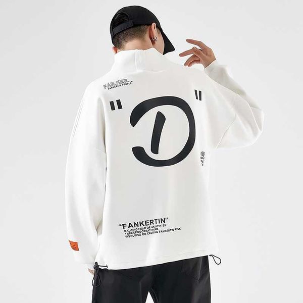 ins design fashion brand plush high collar sweater men's hip hop loose inside with gold velvet pullover, Black
ins design fashion brand plush high collar sweater men's hip hop loose inside with gold velvet pullover, Black