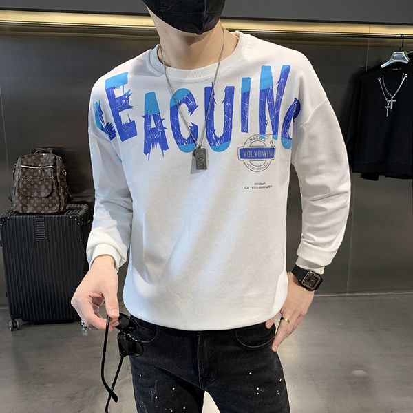 men's polos vintage long sleeve t-shirts for men and women, cotton street clothes printed with letters, autumn t-shirts,, White;black
men's polos vintage long sleeve t-shirts for men and women, cotton street clothes printed with letters, autumn t-shirts,, White;black