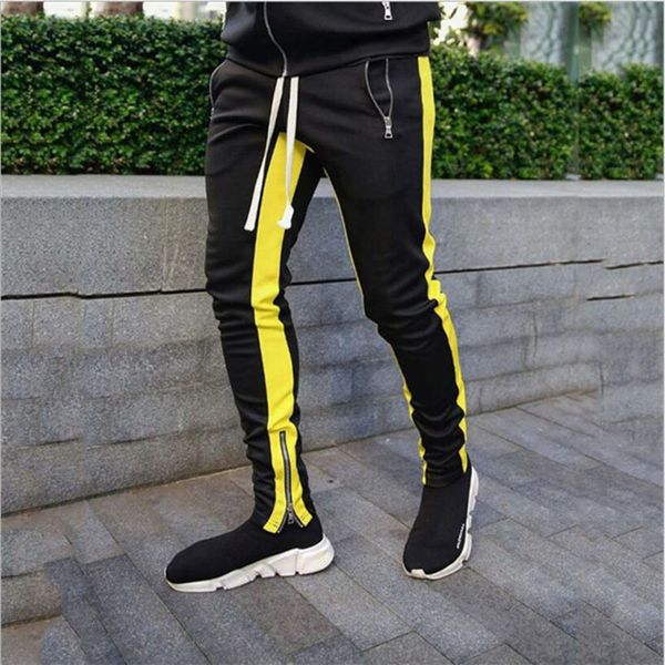 autumn mens fashion pants casual close-fitting zipper trousers stretch striped multiple colour sports and fitness wear, Black
autumn mens fashion pants casual close-fitting zipper trousers stretch striped multiple colour sports and fitness wear, Black