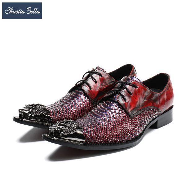 dress shoes christia bella fashion italian genuine leather men business wedding oxfords plus size office brogue, Black
dress shoes christia bella fashion italian genuine leather men business wedding oxfords plus size office brogue, Black