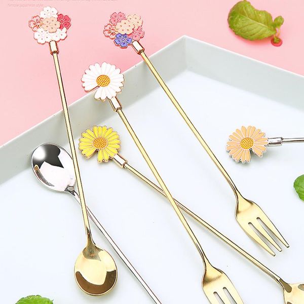 spoons 1pc stainless steel cherry blossom spoon fork cake coffee dessert tea ice cream stirring cute daisy kitchen teaspoon
spoons 1pc stainless steel cherry blossom spoon fork cake coffee dessert tea ice cream stirring cute daisy kitchen teaspoon