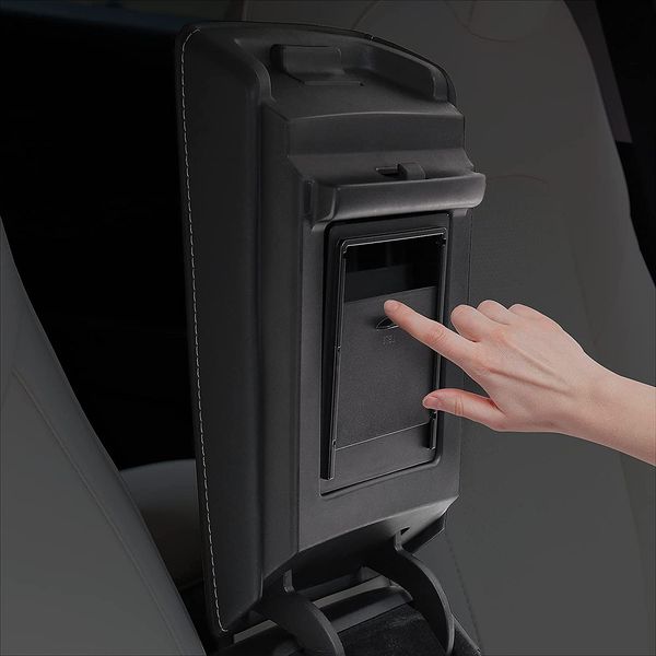 tesla model 3 y center console storage box armrest hidden storage box