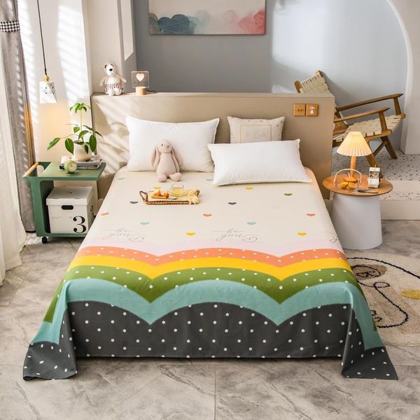 sheets & sets queen sheet king size pure cotton flat for bedroom rainbow pattern bed cover plain dyed mattress cover(no case)
sheets & sets queen sheet king size pure cotton flat for bedroom rainbow pattern bed cover plain dyed mattress cover(no case)