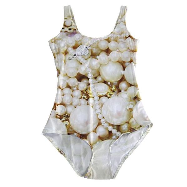 women's jumpsuits & rompers hengfurui digital printed pearl necklace swimsuit, Black;white
women's jumpsuits & rompers hengfurui digital printed pearl necklace swimsuit, Black;white