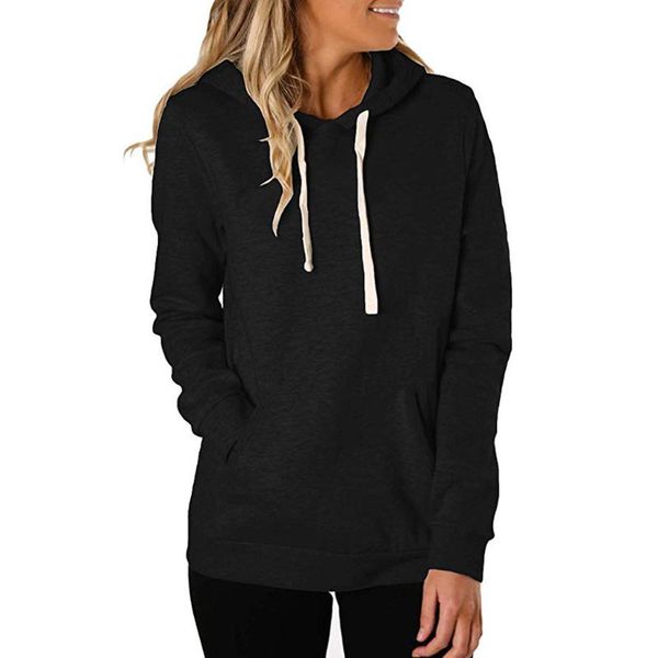 women's hoodies & sweatshirts jaycosin clothes autumn winter women sweatshirt ladies solid long sleeve drawstring pullover loose casual, Black
women's hoodies & sweatshirts jaycosin clothes autumn winter women sweatshirt ladies solid long sleeve drawstring pullover loose casual, Black