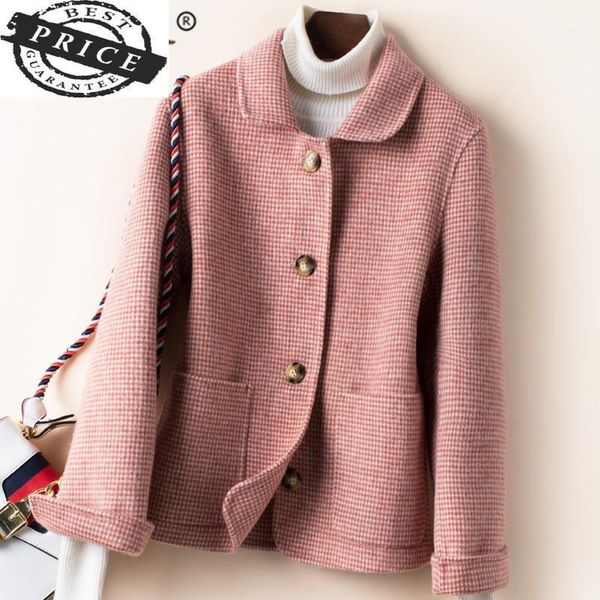 100% wool elegant coat female korean woolen jackets women clothes 2021 slim plaid spring autumn overcoat 120aaaawaa1 women's & blends, Black
100% wool elegant coat female korean woolen jackets women clothes 2021 slim plaid spring autumn overcoat 120aaaawaa1 women's & blends, Black
