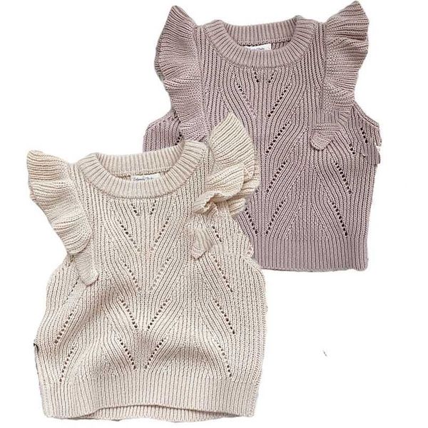 baby girls sweaters girl solid sleeveless pullover vest boys knit kids toddler autumn outerwear ruffle 211201, Blue
baby girls sweaters girl solid sleeveless pullover vest boys knit kids toddler autumn outerwear ruffle 211201, Blue