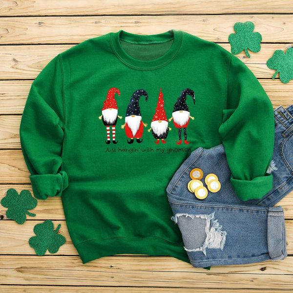 women's hoodies & sweatshirts fashion santa print loose casual round neck sweatshirt, Black
women's hoodies & sweatshirts fashion santa print loose casual round neck sweatshirt, Black