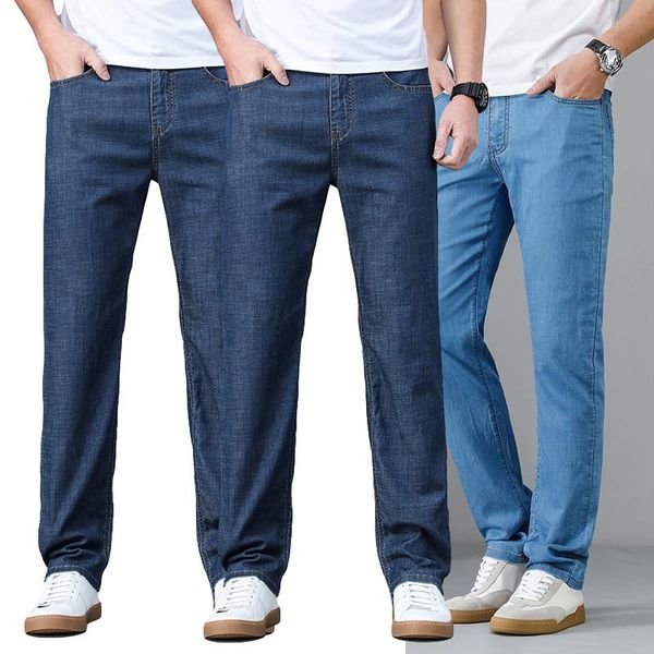men's jeans classical business mens long pants elastic men trousers smart regular stretch man plus size 28-40, Blue
men's jeans classical business mens long pants elastic men trousers smart regular stretch man plus size 28-40, Blue