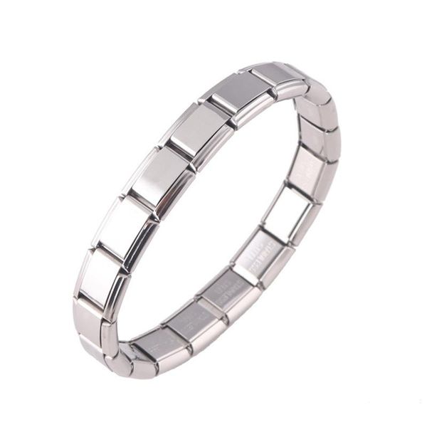 link, chain men women birthday accessories fashion jewelry silver party bangle stainless steel elastic bracelet easy wear portable durable, Black
link, chain men women birthday accessories fashion jewelry silver party bangle stainless steel elastic bracelet easy wear portable durable, Black