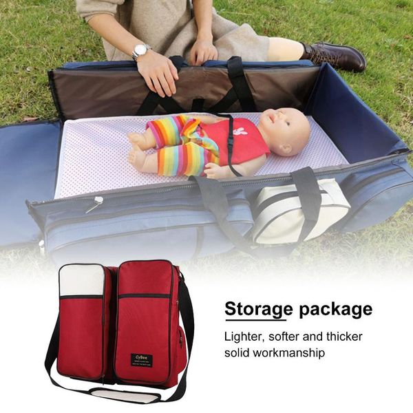 diaper bags baby travel folding bed single shoulder portable mommy bag storage package multi-functional outdoor crib blue red colors
diaper bags baby travel folding bed single shoulder portable mommy bag storage package multi-functional outdoor crib blue red colors