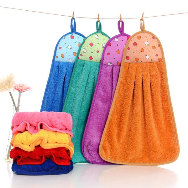 coral velvet hanging towel kitchen bathroom hanging absorbent towel factory direct delivery
coral velvet hanging towel kitchen bathroom hanging absorbent towel factory direct delivery