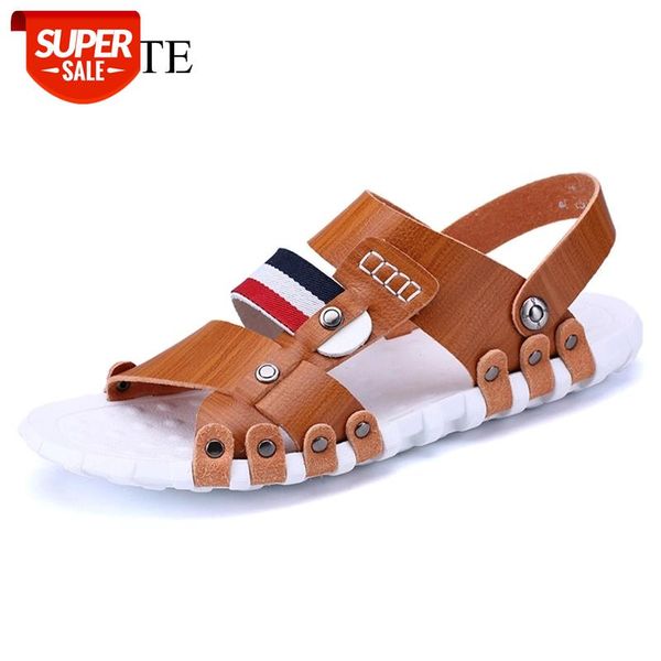 men's sandals pu leather men summer shoes leisure slippers flip-flops men comfortable footwear soft sandal zapatos de hombre #7v56, Black
men's sandals pu leather men summer shoes leisure slippers flip-flops men comfortable footwear soft sandal zapatos de hombre #7v56, Black