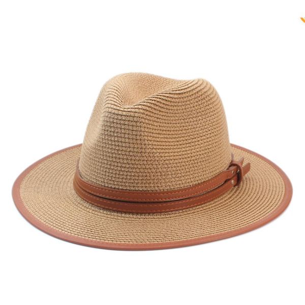 wide brim hats summer women/men beach sun cap uv protection fedora hat panama visor soft shaped straw, Blue;gray
wide brim hats summer women/men beach sun cap uv protection fedora hat panama visor soft shaped straw, Blue;gray