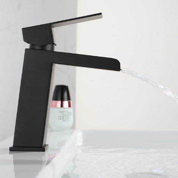 black bathroom waterfall faucet 304 stainless steel square and cold water sink mixer washbasin bathroom basin faucet tap
black bathroom waterfall faucet 304 stainless steel square and cold water sink mixer washbasin bathroom basin faucet tap