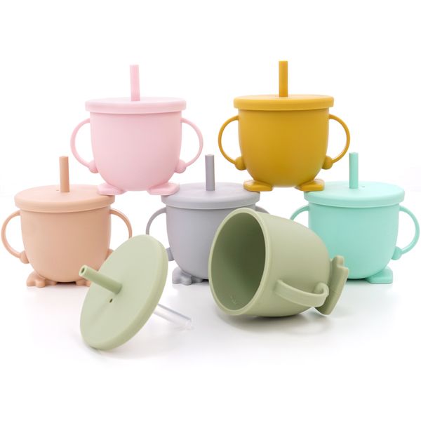 cartoon pure color kids silicone drinking cup with straw lid 100% food grade silicone childrens travel drinking water copa
cartoon pure color kids silicone drinking cup with straw lid 100% food grade silicone childrens travel drinking water copa