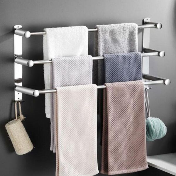 towel racks bathroom rack wall mounted hanger rail three layer aluminum washroom bar hanging holder
towel racks bathroom rack wall mounted hanger rail three layer aluminum washroom bar hanging holder