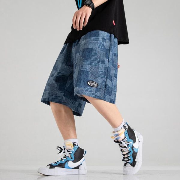 men's shorts wwkk 2021 summer cargo men trend brand high street drawstring knee length pants print casual male, White;black
men's shorts wwkk 2021 summer cargo men trend brand high street drawstring knee length pants print casual male, White;black