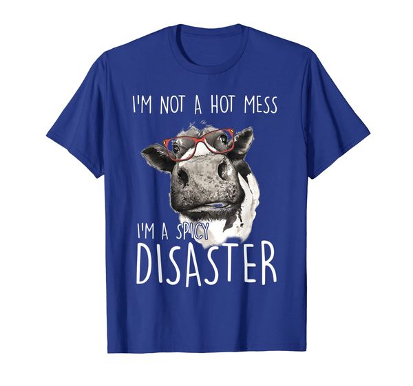 i'm a spicy disaster funny heifer tshirt for women men, White;black 
i'm a spicy disaster funny heifer tshirt for women men, White;black