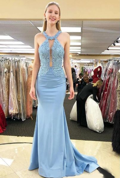 blue mermaid lace long evening dresses appliqued jewel neck court train backless formal prom gowns special occasion, Black;red
blue mermaid lace long evening dresses appliqued jewel neck court train backless formal prom gowns special occasion, Black;red
