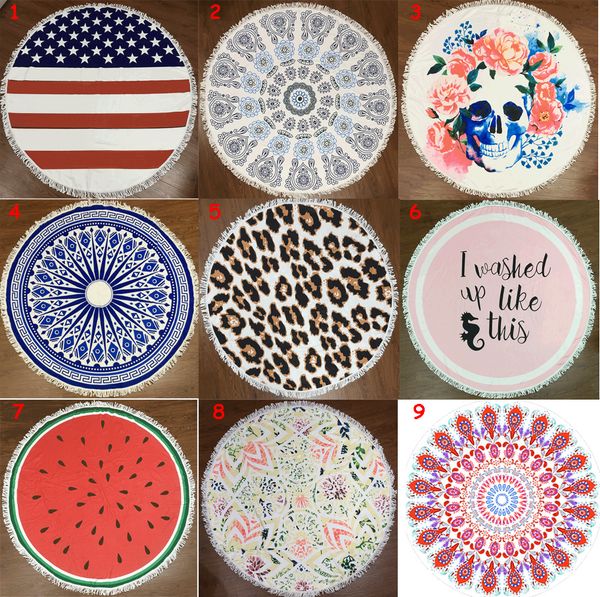 150cm microfiber round beach towel thick soft super absorbent tassel towels mandala flamingo printing tapestry summer beach bath towels
150cm microfiber round beach towel thick soft super absorbent tassel towels mandala flamingo printing tapestry summer beach bath towels
