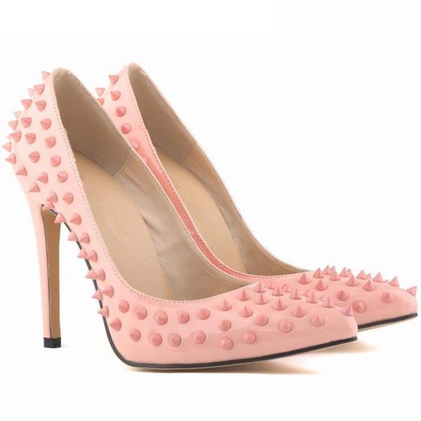 dress shoes classic rivet pointed toe high heels women pumps wedding 9 colors big size 34-42 party female, Black
dress shoes classic rivet pointed toe high heels women pumps wedding 9 colors big size 34-42 party female, Black