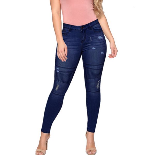women's jeans jean women`s high waist ripped destroyed pleated stretch denim skinny pants pencil tro vr14, Blue
women's jeans jean women`s high waist ripped destroyed pleated stretch denim skinny pants pencil tro vr14, Blue
