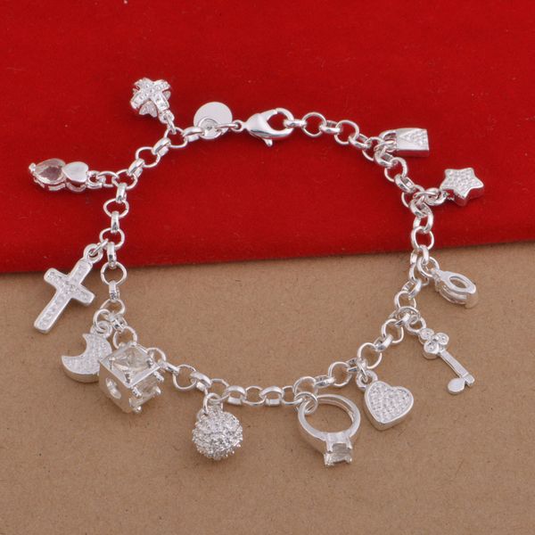 luxury designer jewelry women mens bracelets men 925 sterling silver bracelets love iced out cross heart charm bracelet, Golden;silver
luxury designer jewelry women mens bracelets men 925 sterling silver bracelets love iced out cross heart charm bracelet, Golden;silver