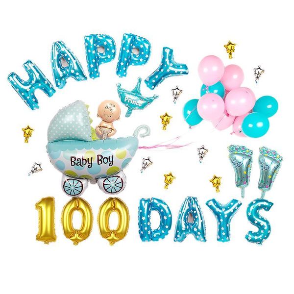 party decoration funpa foil balloon set baby boy/girl happy 100 days decorative balloons for shower birthday ornament
party decoration funpa foil balloon set baby boy/girl happy 100 days decorative balloons for shower birthday ornament