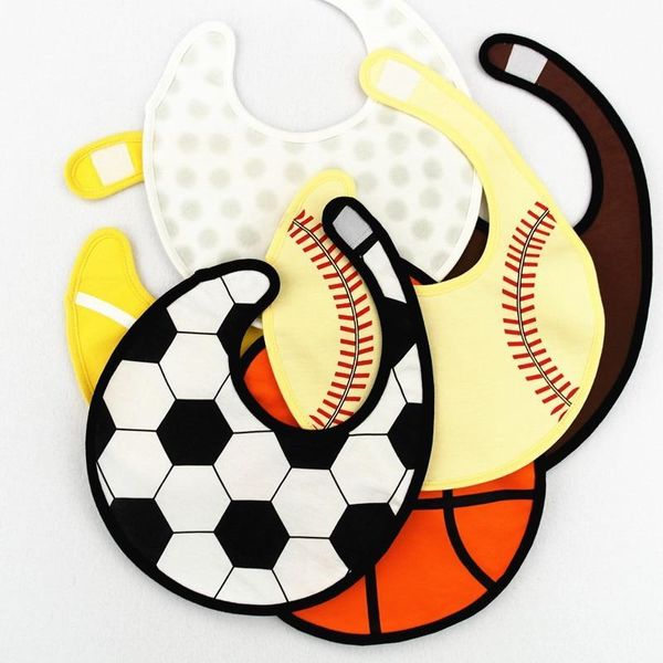 aprons 1 pc baby bibs waterproof cotton bandana basketball football baseball child born absorbent cloth burp cloths
aprons 1 pc baby bibs waterproof cotton bandana basketball football baseball child born absorbent cloth burp cloths
