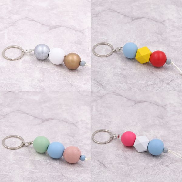 1pc Summer New Wood Keychains Candy Colorful Wooden Beads Keyring For Women Jewelry
1pc Summer New Wood Keychains Candy Colorful Wooden Beads Keyring For Women Jewelry