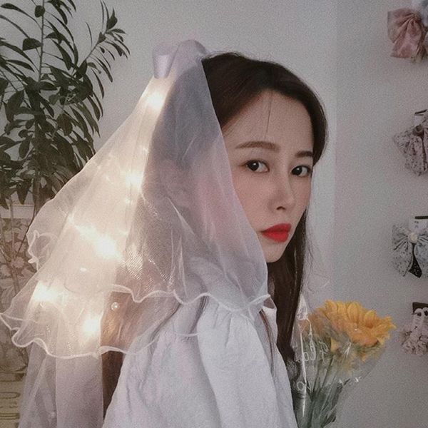 bridal veils t84b wedding veil with comb/clip hair accessories for brides embellished lights multi-colored girls po props, Black
bridal veils t84b wedding veil with comb/clip hair accessories for brides embellished lights multi-colored girls po props, Black