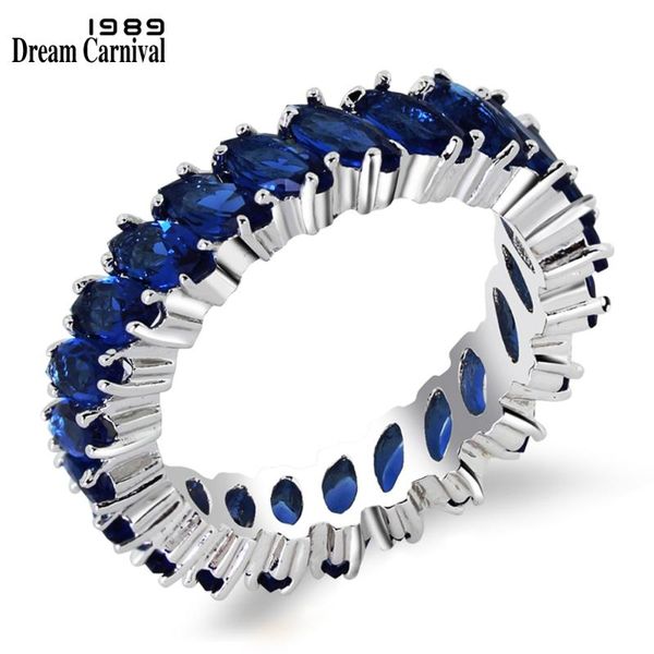 cluster rings dreamcarnival 1989 stackable wedding band ring for women blue black clear cz stone engagement jewelries lover gift anillos muj, Golden;silver
cluster rings dreamcarnival 1989 stackable wedding band ring for women blue black clear cz stone engagement jewelries lover gift anillos muj, Golden;silver