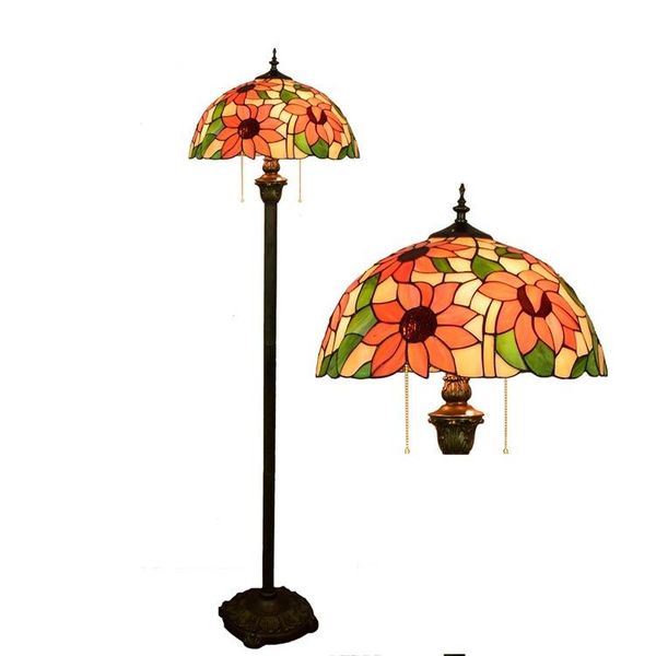 16inch tiffany sunflower stained glass floor lamp e27 110-240v for home parlor dining bed room
16inch tiffany sunflower stained glass floor lamp e27 110-240v for home parlor dining bed room