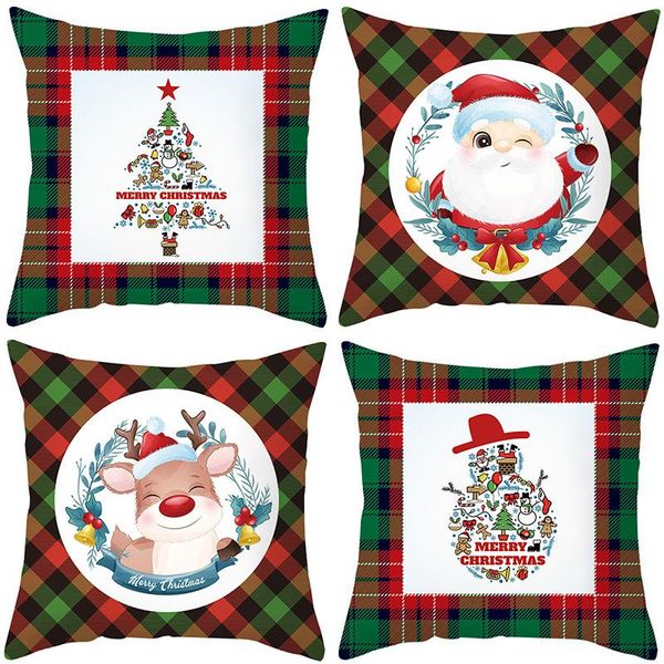 pillow case christmas cover xmas square 45cm*45cm plaid pillowcase home year decoration decor
pillow case christmas cover xmas square 45cm*45cm plaid pillowcase home year decoration decor