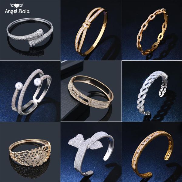 charm bracelets women's palm bracelet bridal jewelry cubic zircon bowknot bangles couple accessory gold bangle, Golden;silver
charm bracelets women's palm bracelet bridal jewelry cubic zircon bowknot bangles couple accessory gold bangle, Golden;silver