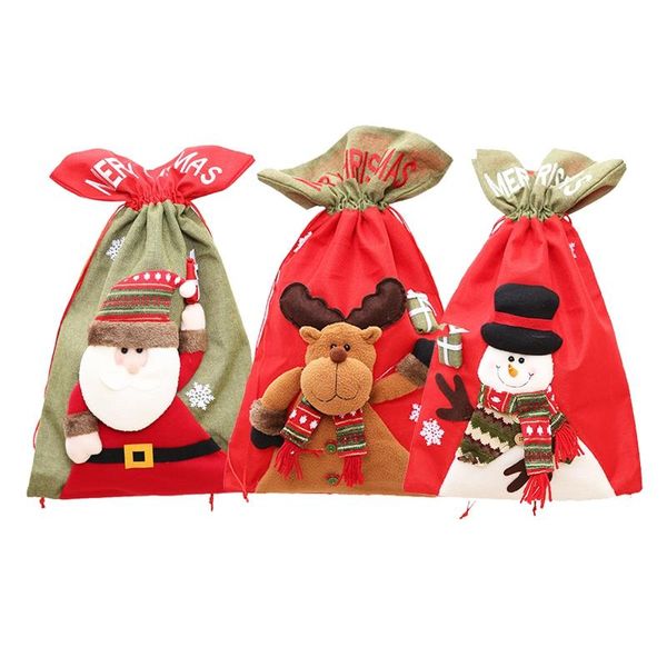 christmas decorations 3pcs santa candy bag, snowman holiday reindeer packaging gift for party
christmas decorations 3pcs santa candy bag, snowman holiday reindeer packaging gift for party
