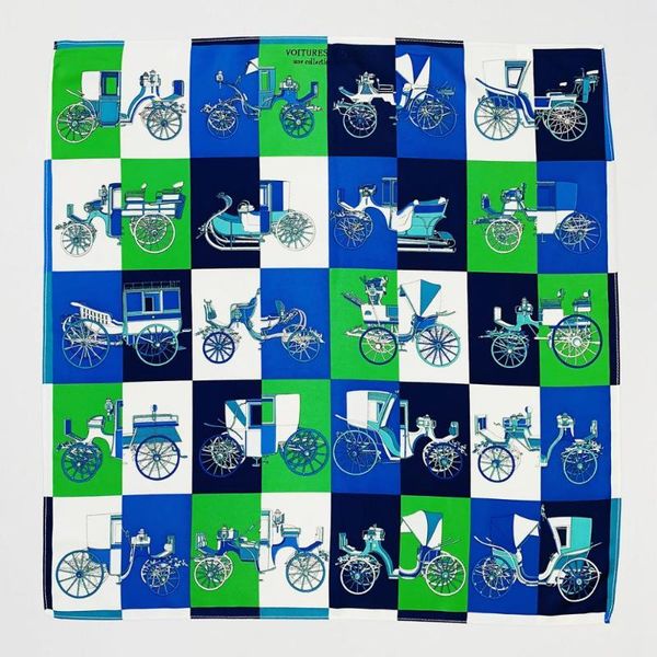 scarves 53cm brand design plaid carriage square scarf women silk hijab fashion bandana headband neckerchief for ladies, Blue;gray
scarves 53cm brand design plaid carriage square scarf women silk hijab fashion bandana headband neckerchief for ladies, Blue;gray
