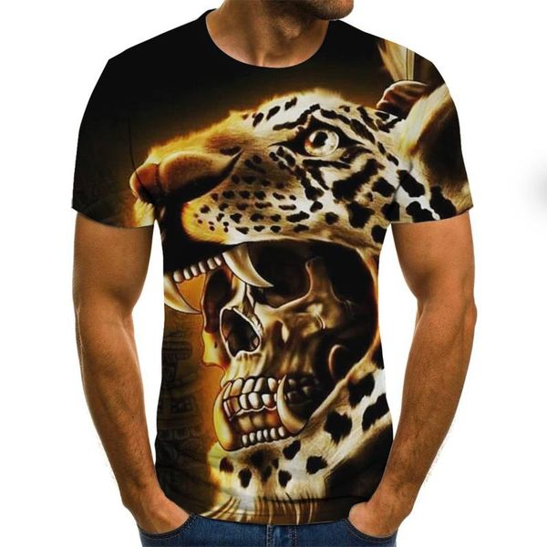 men's t-shirts 2021 summer short-sleeved animal 3d printing urban fashion round neck domineering t-shirt, White;black
men's t-shirts 2021 summer short-sleeved animal 3d printing urban fashion round neck domineering t-shirt, White;black