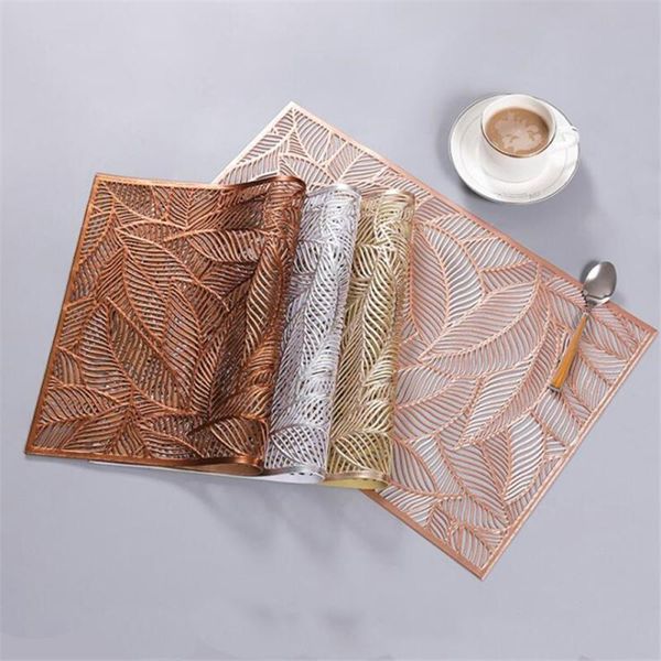pvc modern heat resistant table mats rectangular cutout leaves pattern non-slip table placemat kitchen accessories cookice new
pvc modern heat resistant table mats rectangular cutout leaves pattern non-slip table placemat kitchen accessories cookice new