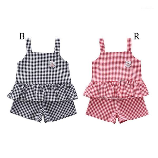 clothing sets 2021 summer girl suit female cute outfit baby plaid strap + shorts two-piece set1, White
clothing sets 2021 summer girl suit female cute outfit baby plaid strap + shorts two-piece set1, White