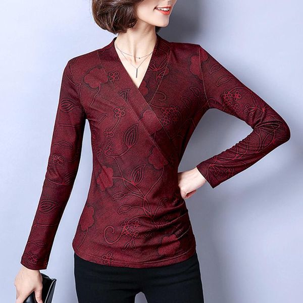 women's blouses & shirts spring 2021 winter floral print women blouse chiffon blusas sweater asymmetric hem wrap slim casual shirt 939, White
women's blouses & shirts spring 2021 winter floral print women blouse chiffon blusas sweater asymmetric hem wrap slim casual shirt 939, White