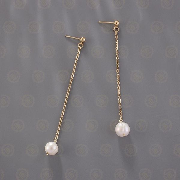 stud one pair gold plated brass and fresh water pearl earring post (be1120), Golden;silver
stud one pair gold plated brass and fresh water pearl earring post (be1120), Golden;silver