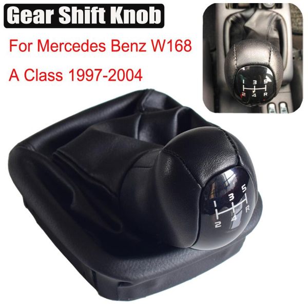 shift knob car manual 5 speed gear lever shifter with gaiter boot cover for - w168 aclass 1997-2004 accessories
shift knob car manual 5 speed gear lever shifter with gaiter boot cover for - w168 aclass 1997-2004 accessories