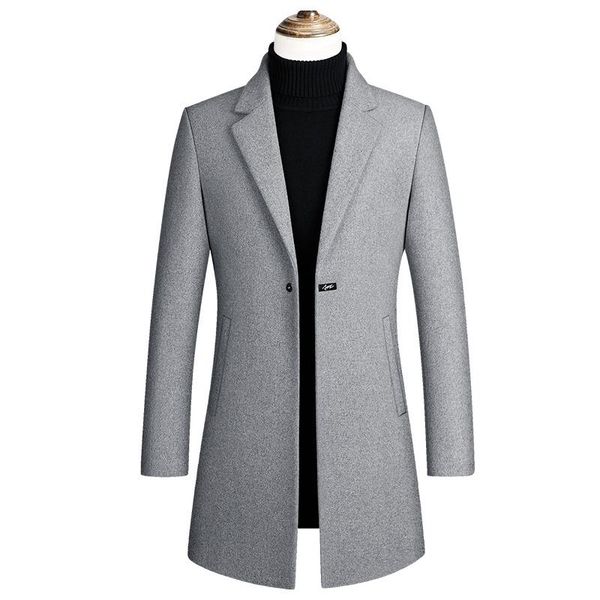 men's wool & blends 2021 coat winter one-button business padded coa/ high-quality woolen warm blended coat/men's slim, Black
men's wool & blends 2021 coat winter one-button business padded coa/ high-quality woolen warm blended coat/men's slim, Black