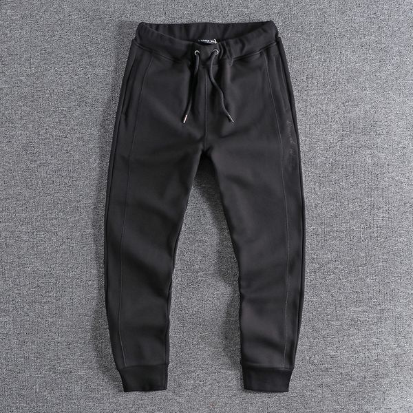 2021 splicing and cutting winter plush men's casual pants slim feet versatile drawstring sports leggings trouser 0788 i47q, Black
2021 splicing and cutting winter plush men's casual pants slim feet versatile drawstring sports leggings trouser 0788 i47q, Black